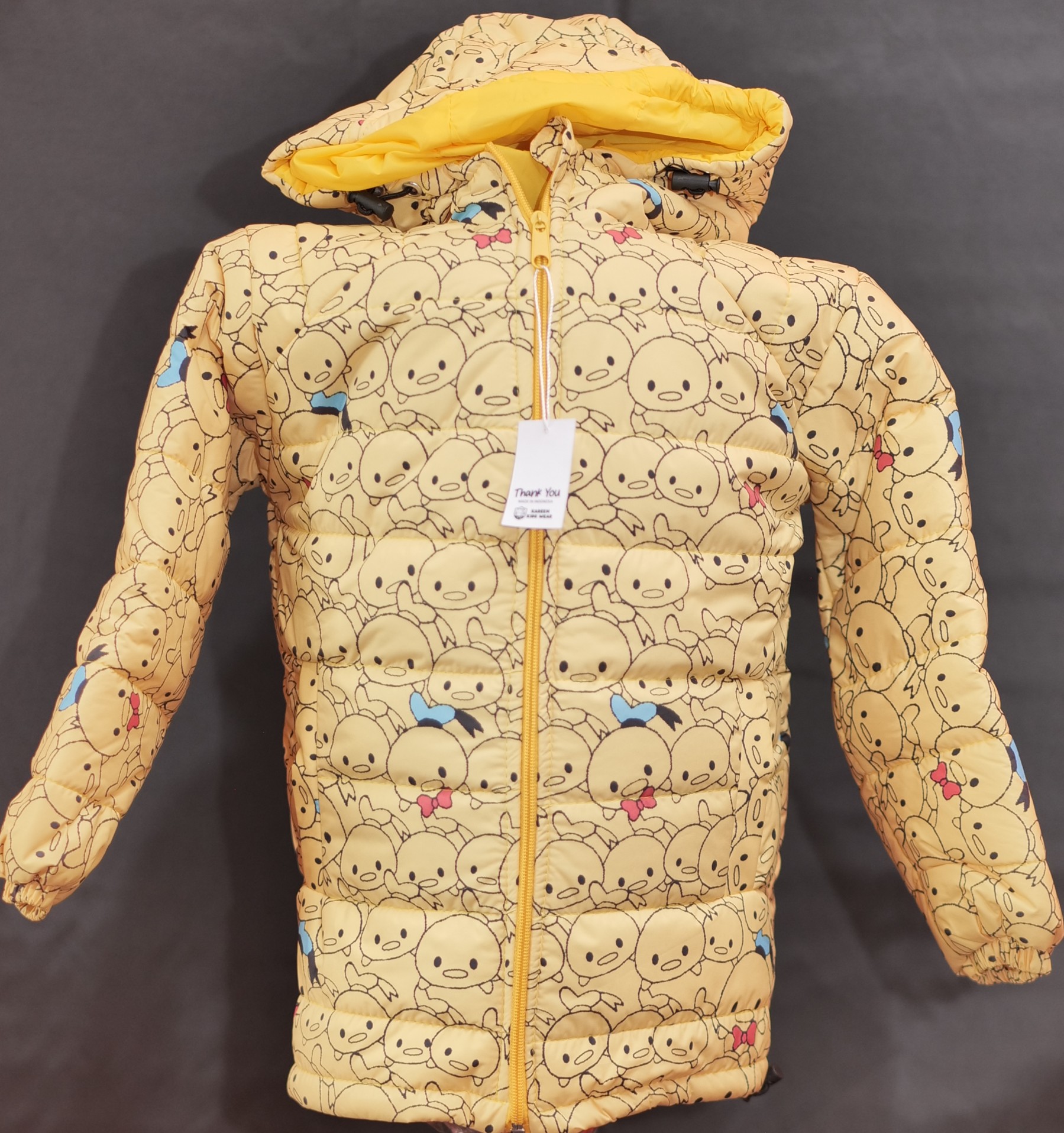 Jaket anak motif bebek