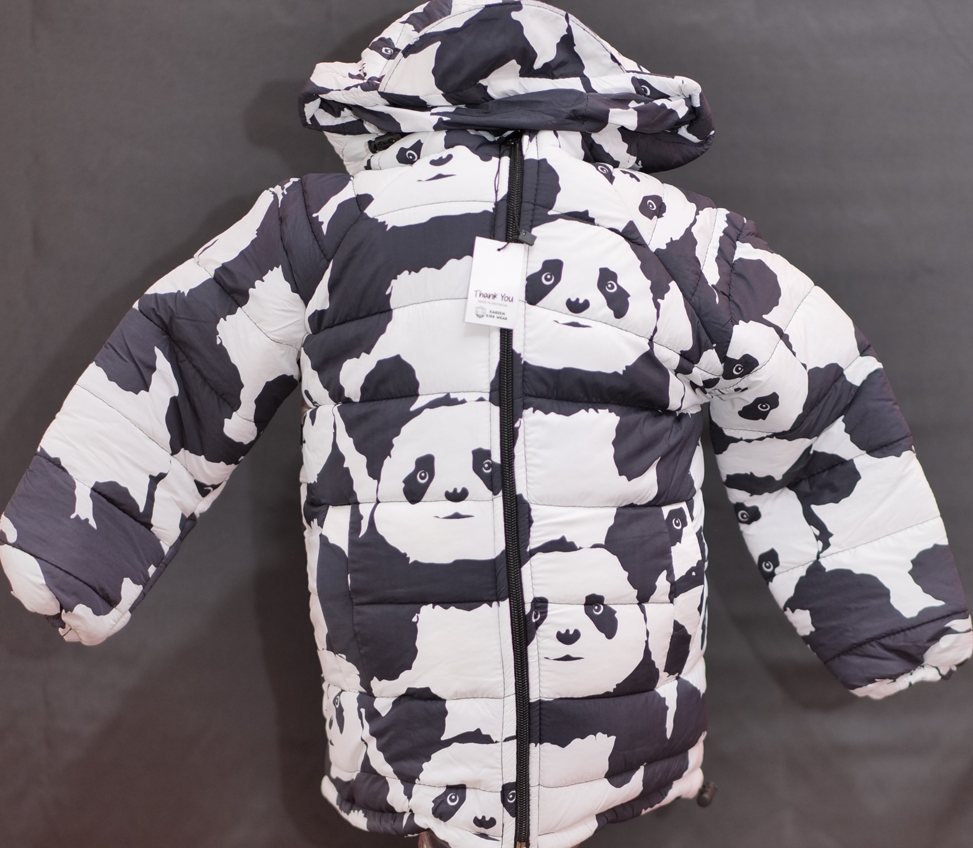 Jaket anak motif panda